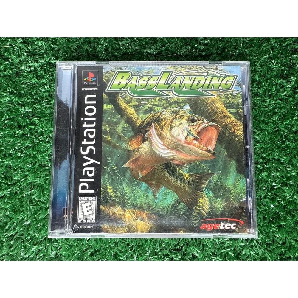 Bass Landing PlayStation 1 PS1 - Complete Fishing Game